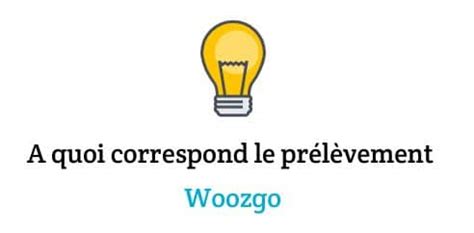 woozgo prélèvement|Prélèvement Woozgo